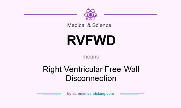 What does RVFWD mean? It stands for Right Ventricular Free-Wall Disconnection