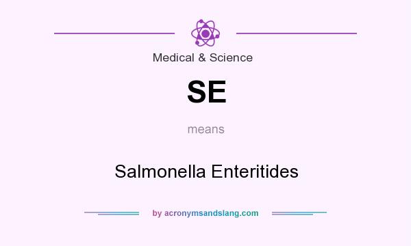 What does SE mean? It stands for Salmonella Enteritides