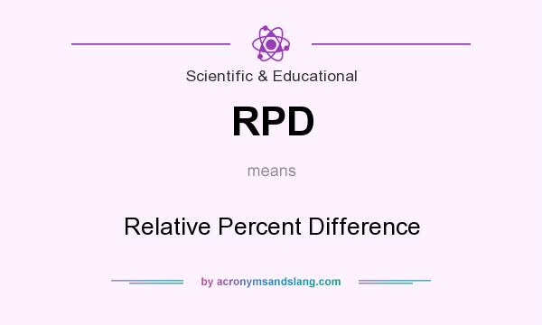 What does RPD mean? It stands for Relative Percent Difference
