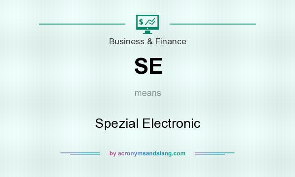 What does SE mean? It stands for Spezial Electronic