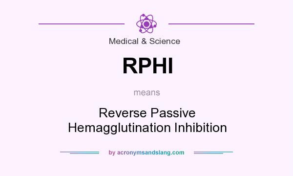 What does RPHI mean? It stands for Reverse Passive Hemagglutination Inhibition