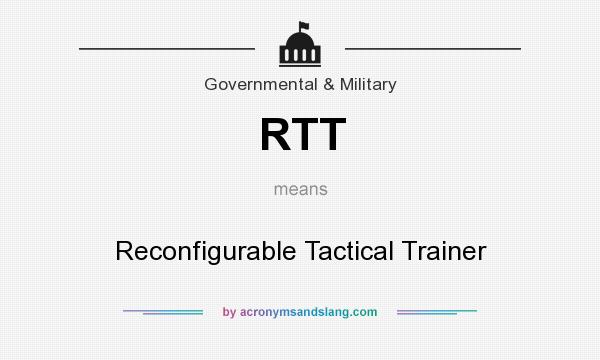 What does RTT mean? It stands for Reconfigurable Tactical Trainer