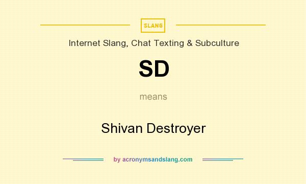 What does SD mean? It stands for Shivan Destroyer
