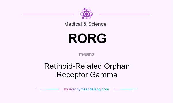 What does RORG mean? It stands for Retinoid-Related Orphan Receptor Gamma