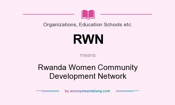 What does RWN mean? It stands for Rwanda Women Community Development Network