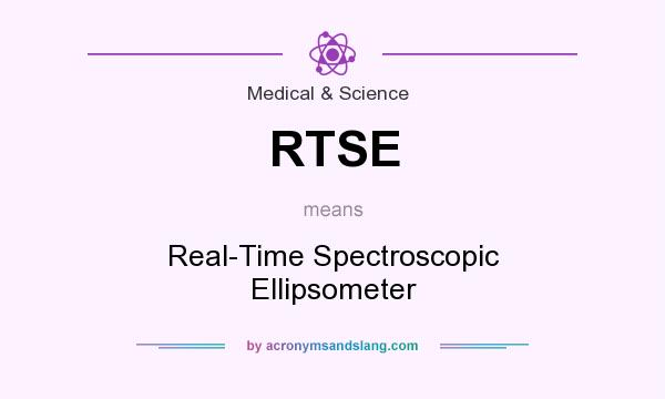 What does RTSE mean? It stands for Real-Time Spectroscopic Ellipsometer