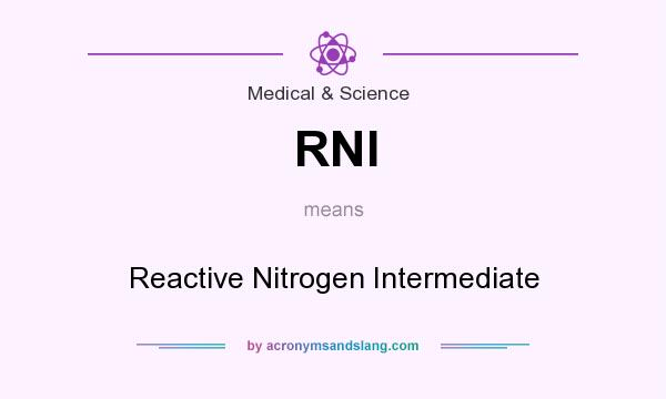 What does RNI mean? It stands for Reactive Nitrogen Intermediate