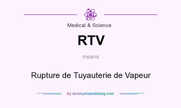 What does RTV mean? It stands for Rupture de Tuyauterie de Vapeur