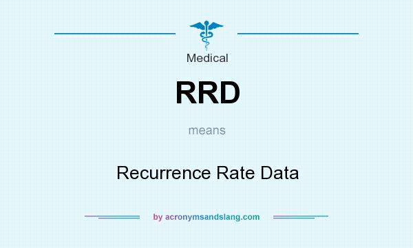 What does RRD mean? It stands for Recurrence Rate Data