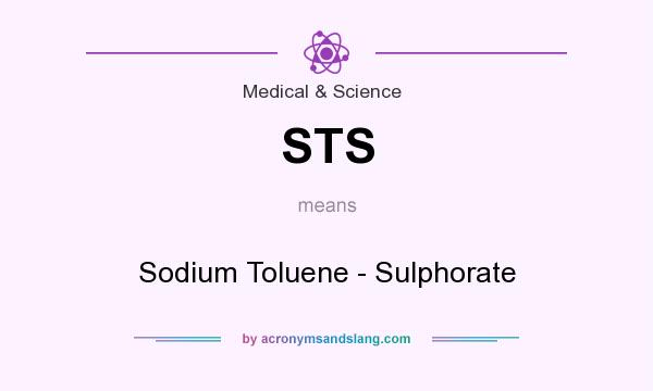 What does STS mean? It stands for Sodium Toluene - Sulphorate
