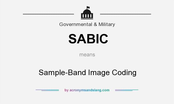 What does SABIC mean? It stands for Sample-Band Image Coding