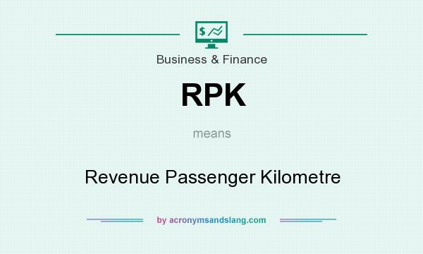 What does RPK mean? It stands for Revenue Passenger Kilometre