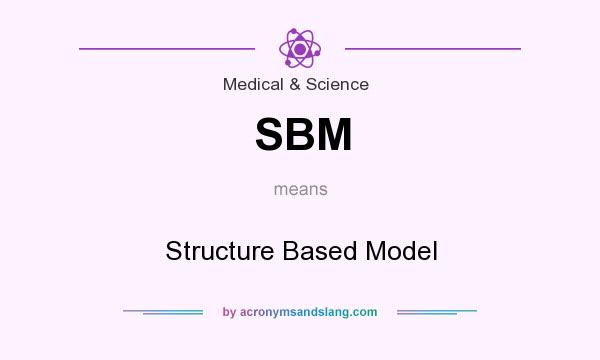 What does SBM mean? It stands for Structure Based Model