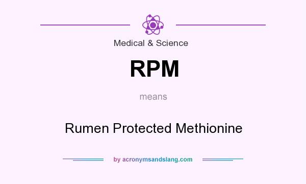 What does RPM mean? It stands for Rumen Protected Methionine