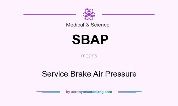 What does SBAP mean? It stands for Service Brake Air Pressure