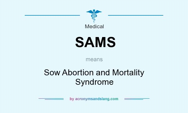 What does SAMS mean? It stands for Sow Abortion and Mortality Syndrome