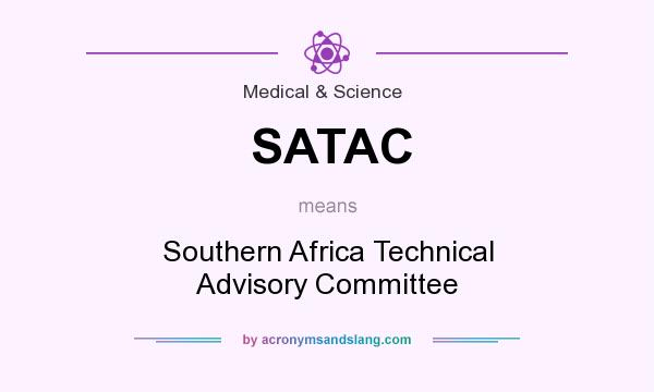What does SATAC mean? It stands for Southern Africa Technical Advisory Committee
