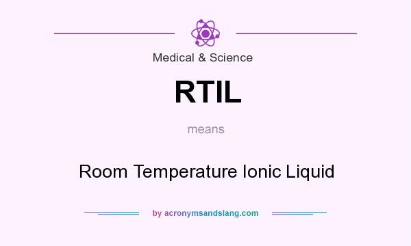 What does RTIL mean? It stands for Room Temperature Ionic Liquid