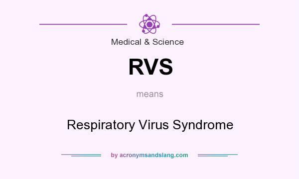 What does RVS mean? It stands for Respiratory Virus Syndrome