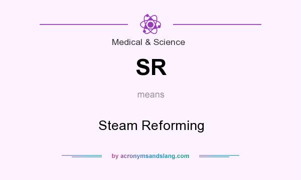 What does SR mean? It stands for Steam Reforming