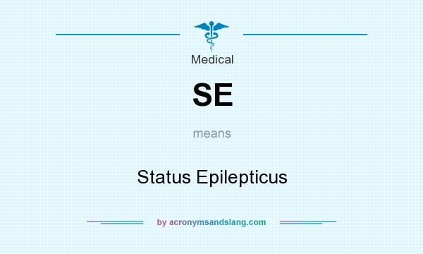 What does SE mean? It stands for Status Epilepticus