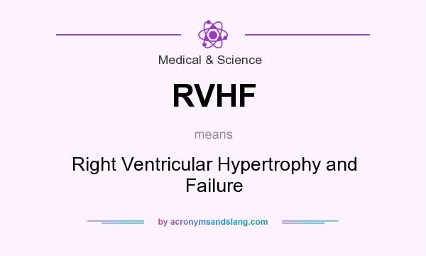 What does RVHF mean? It stands for Right Ventricular Hypertrophy and Failure