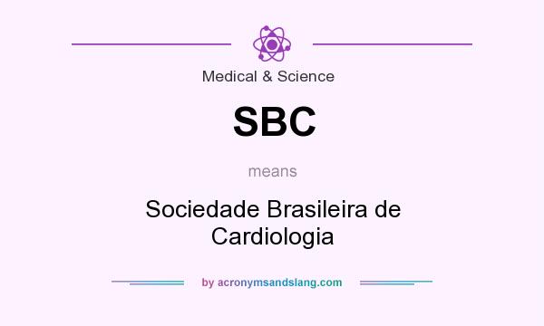 What does SBC mean? It stands for Sociedade Brasileira de Cardiologia