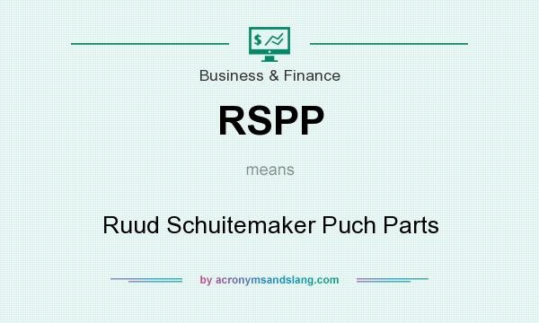 What does RSPP mean? It stands for Ruud Schuitemaker Puch Parts