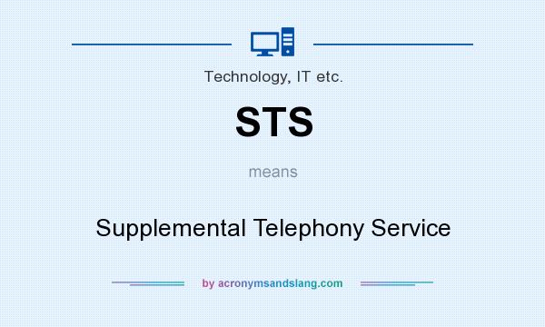 What does STS mean? It stands for Supplemental Telephony Service