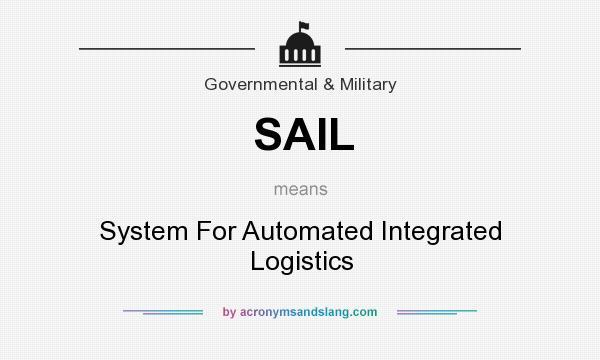 What does SAIL mean? It stands for System For Automated Integrated Logistics