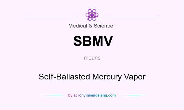 What does SBMV mean? It stands for Self-Ballasted Mercury Vapor