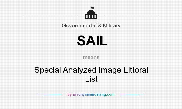 What does SAIL mean? It stands for Special Analyzed Image Littoral List