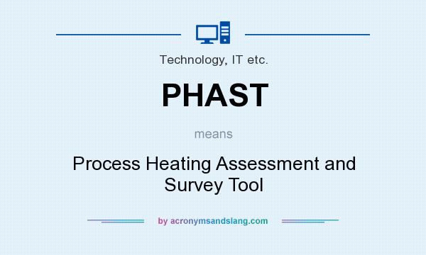What does PHAST mean? It stands for Process Heating Assessment and Survey Tool