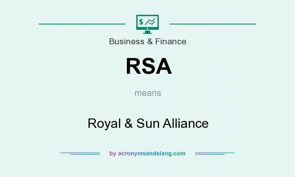 What does RSA mean? It stands for Royal & Sun Alliance