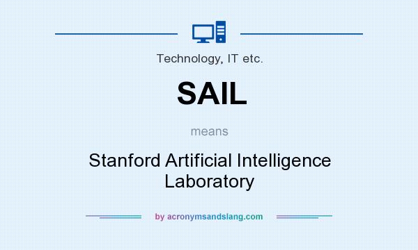What does SAIL mean? It stands for Stanford Artificial Intelligence Laboratory