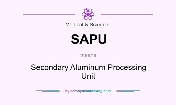 What does SAPU mean? It stands for Secondary Aluminum Processing Unit