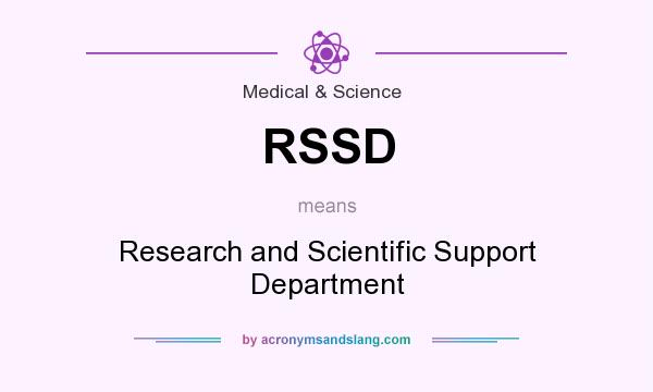 What does RSSD mean? It stands for Research and Scientific Support Department