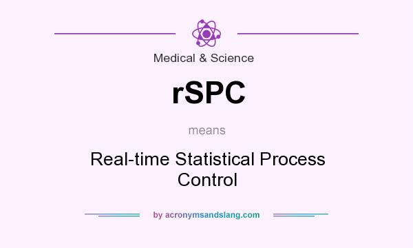What does rSPC mean? It stands for Real-time Statistical Process Control