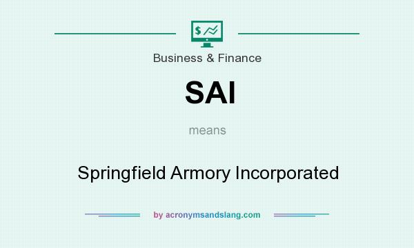 What does SAI mean? It stands for Springfield Armory Incorporated