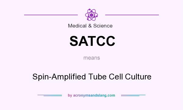 What does SATCC mean? It stands for Spin-Amplified Tube Cell Culture