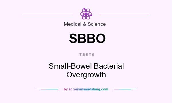 What does SBBO mean? It stands for Small-Bowel Bacterial Overgrowth