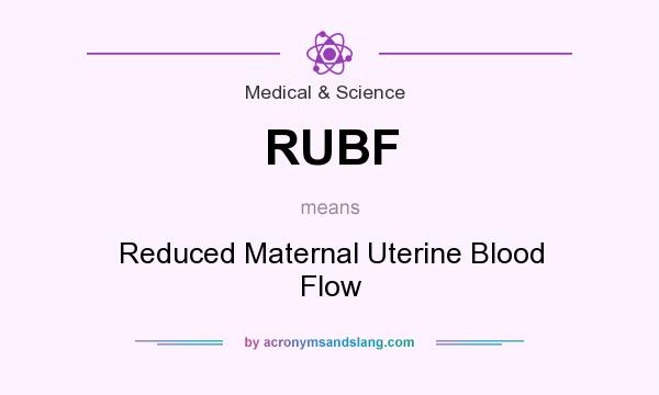 What does RUBF mean? It stands for Reduced Maternal Uterine Blood Flow