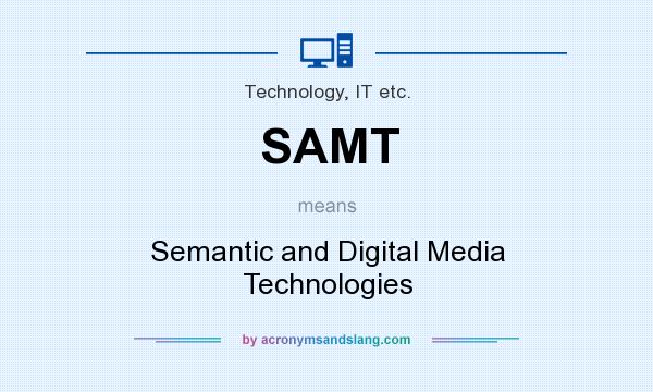 What does SAMT mean? It stands for Semantic and Digital Media Technologies