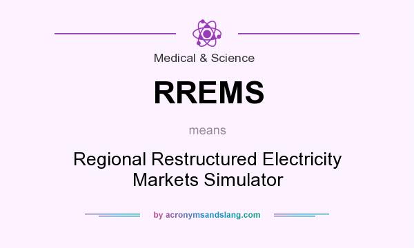 What does RREMS mean? It stands for Regional Restructured Electricity Markets Simulator