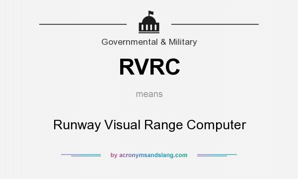 What does RVRC mean? It stands for Runway Visual Range Computer