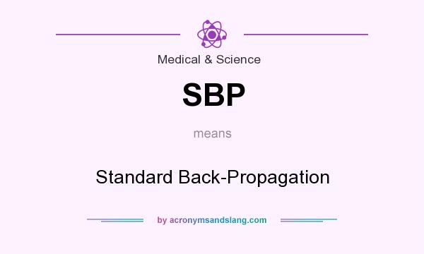 What does SBP mean? It stands for Standard Back-Propagation