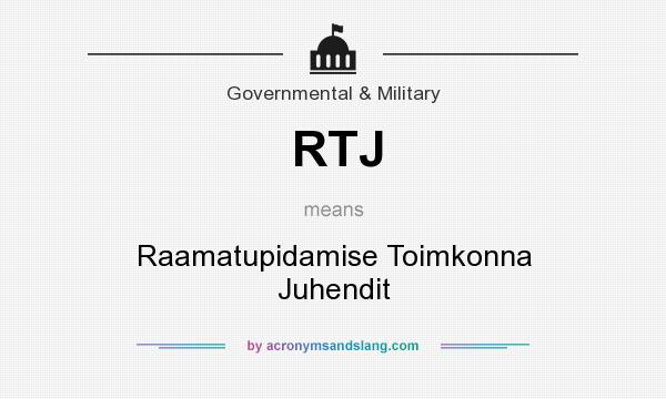 What does RTJ mean? It stands for Raamatupidamise Toimkonna Juhendit
