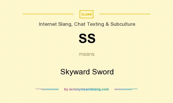What does SS mean? It stands for Skyward Sword