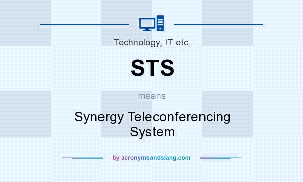 What does STS mean? It stands for Synergy Teleconferencing System