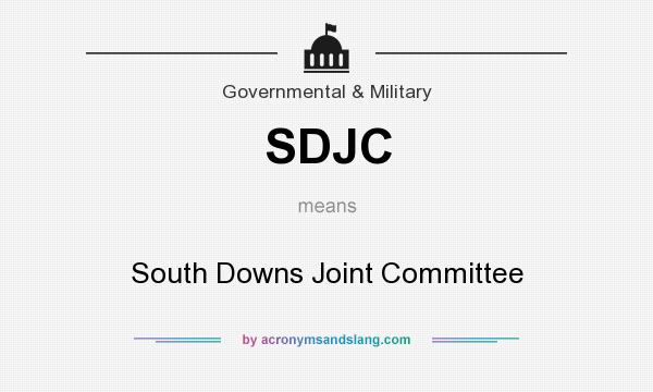 What does SDJC mean? It stands for South Downs Joint Committee